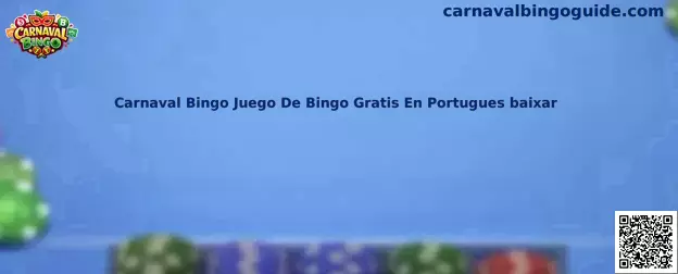 Guía de Carnaval Bingo juego de bingo gratis en portugués