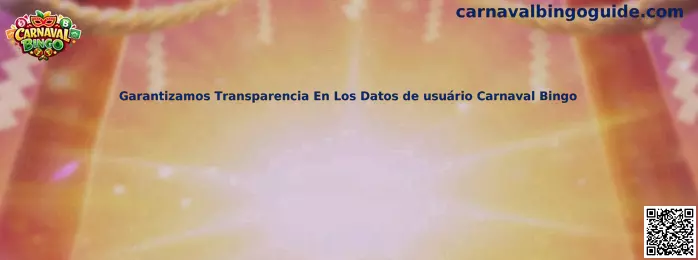 Guía sobre transparencia y protección de datos de usuario en Carnaval Bingo