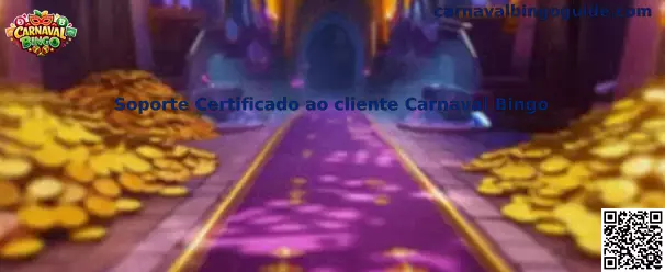 Guía visual relacionada con el soporte al cliente de Carnaval Bingo