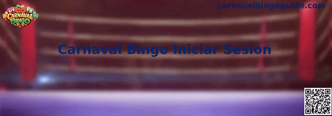 Referencia visual para iniciar sesión en Carnaval Bingo
